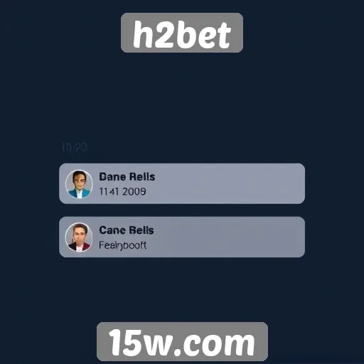 feedback dos usuários sobre o suporte da h2bet